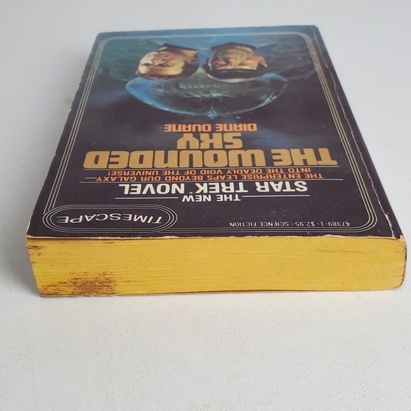 Vintage 80s Star Trek Novel Diane Duane The Wounded Sky Sci-Fi Paperback Book - Picture 7 of 8